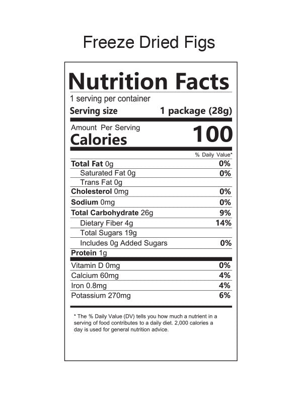 Freeze Dried Figs - 10 Pack Special