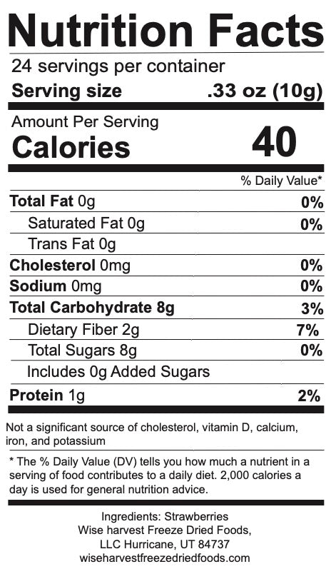 Freeze Dried Strawberries