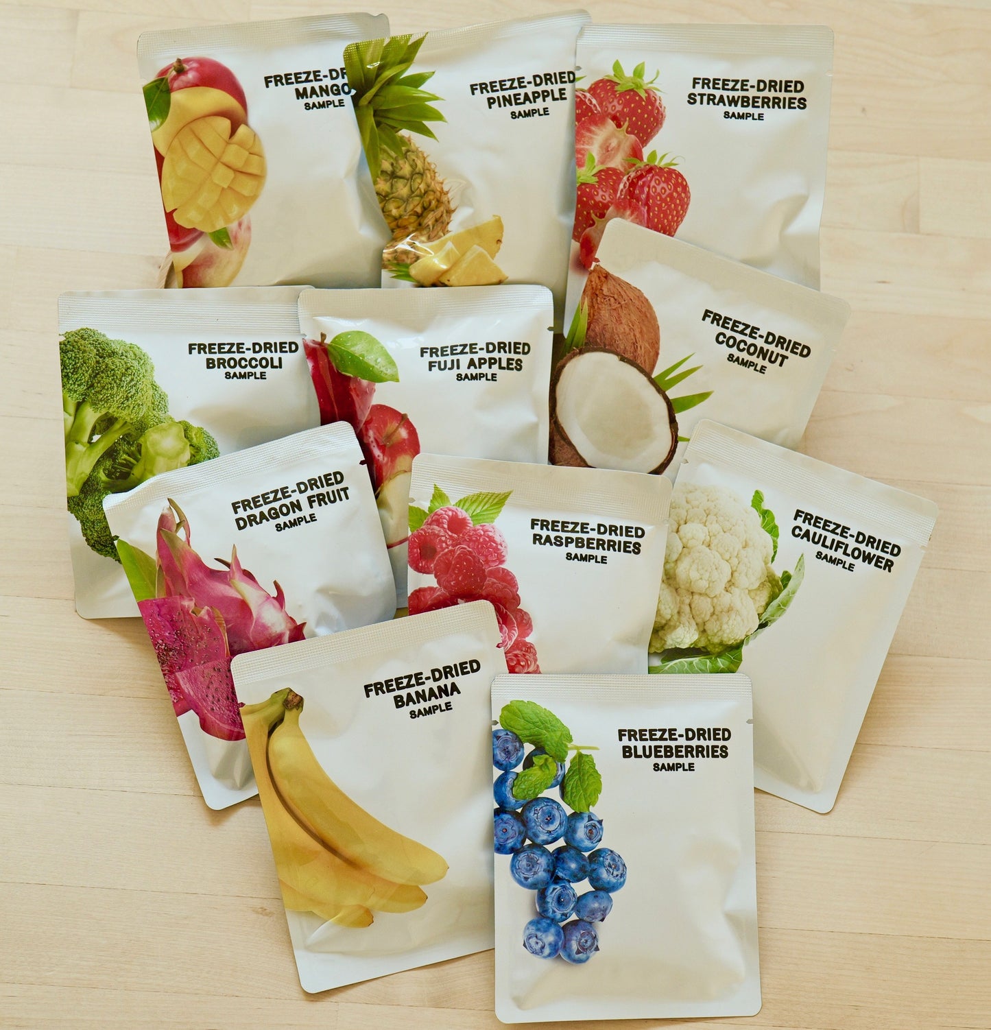 Freeze Dried Fruits and Veggies Sample Pack