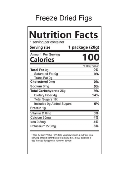 Freeze Dried Figs - 10 Pack Special