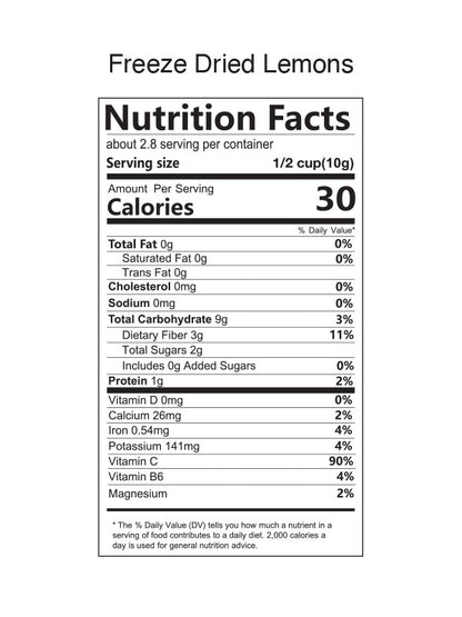 Freeze Dried Lemon Slices - 10 Pack Special